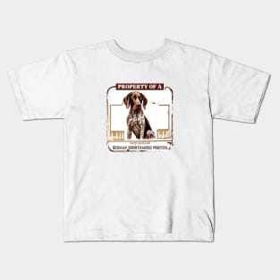 Property of a Very Spoiled Germany Shorthaired Pointer Kids T-Shirt